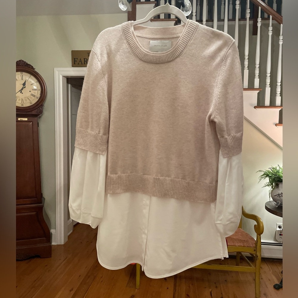 BROCHU WALKER
Ebella Layered Crewneck Sweater